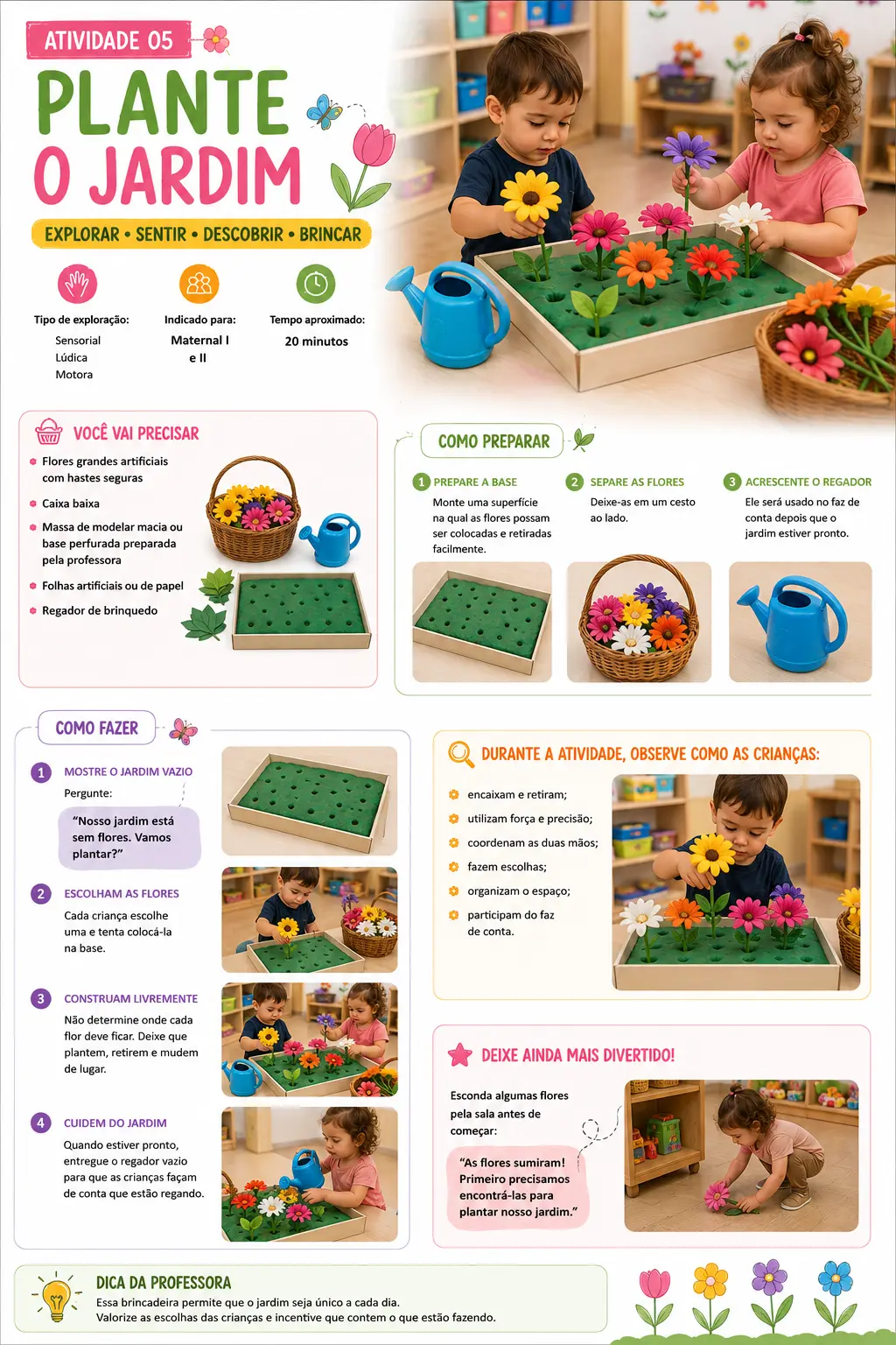 Atividade Plante o Jardim