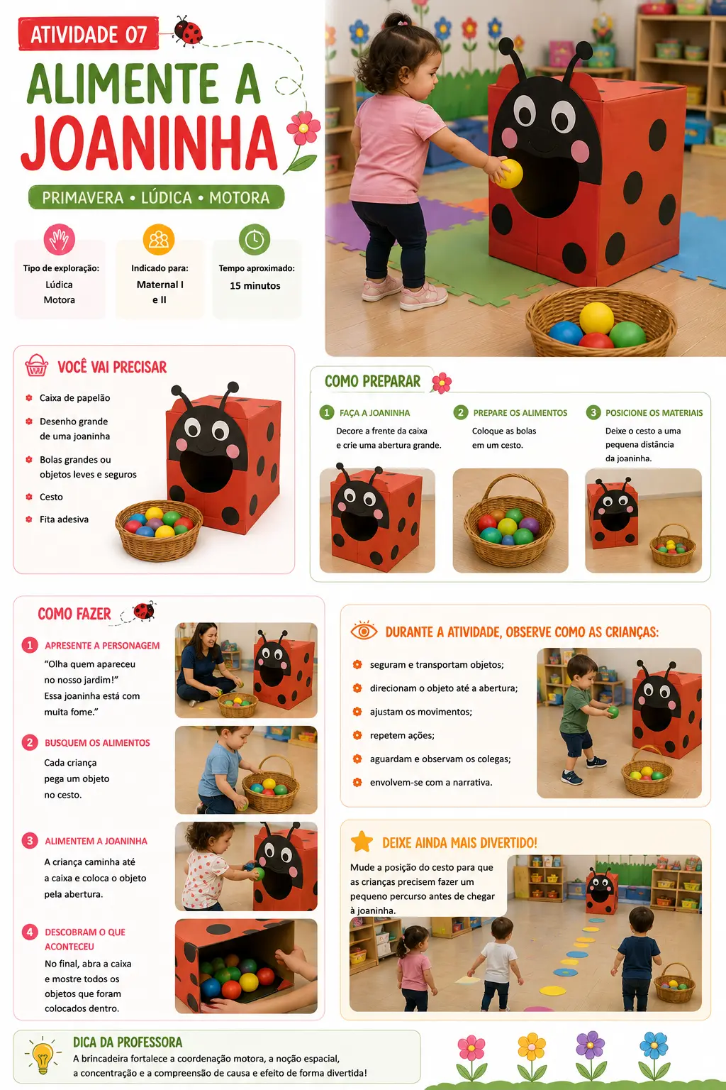 Atividade Alimente a Joaninha